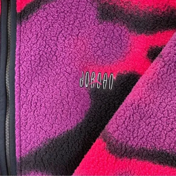 Nike Air Jordan Flight MVP Sherpa Winter Fleece Jacket Men's NWT  |  Size:  XXL - Picture 4 of 12